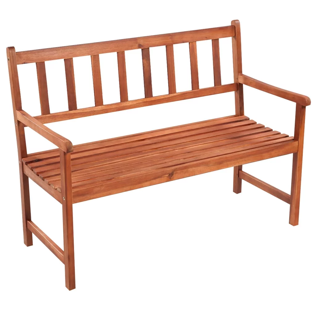 Anself Patio Bench with Cushion 47.2
