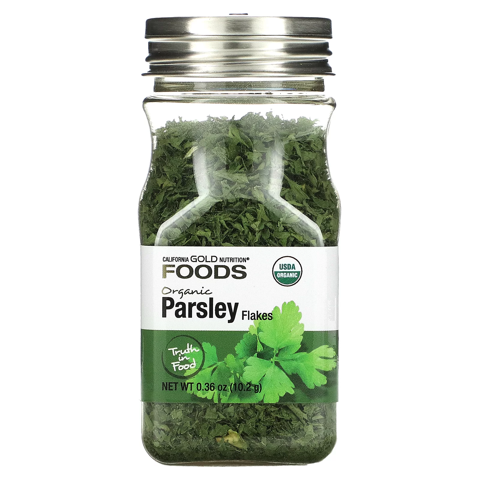 California Gold Nutrition, FOODS - Organic Parsley, 0.36 oz Pack of 3