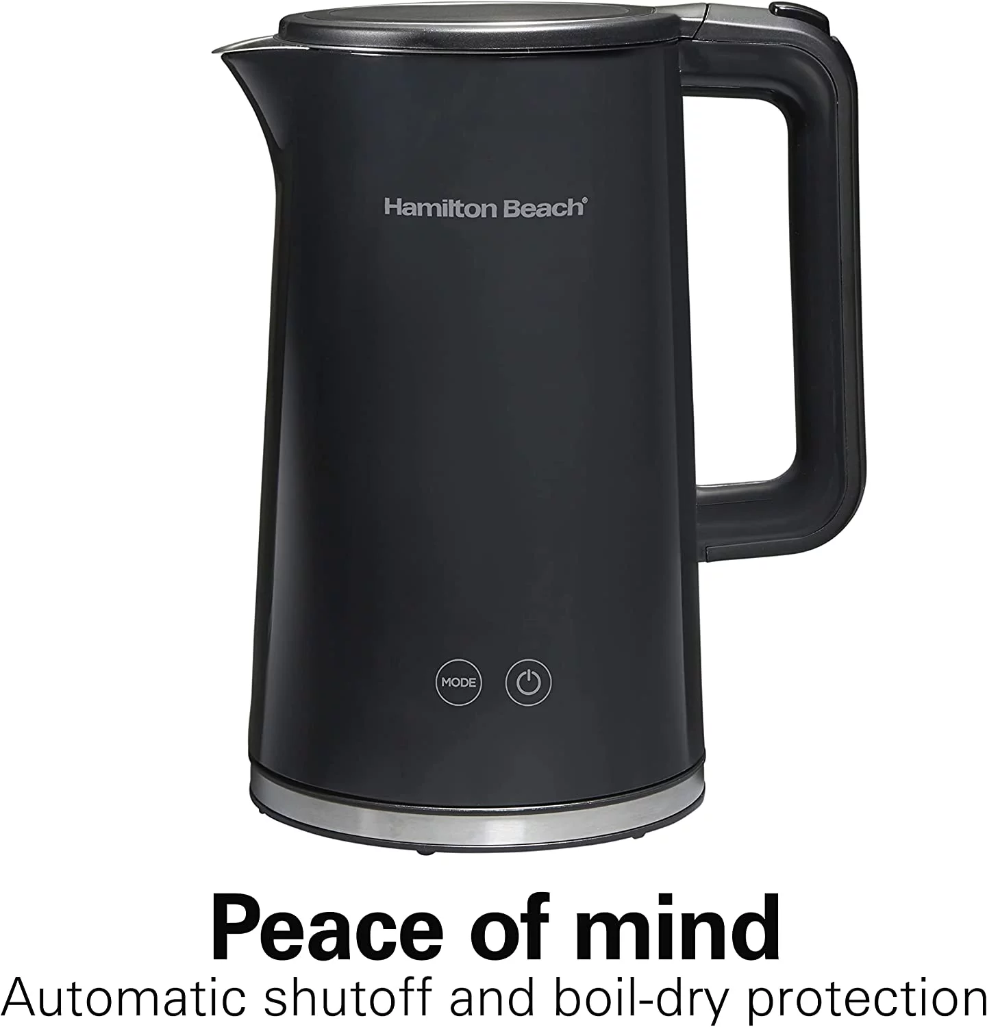 Hamilton Beach Cool-Touch Digital Kettle, 1.7 Liter Capacity, 41033