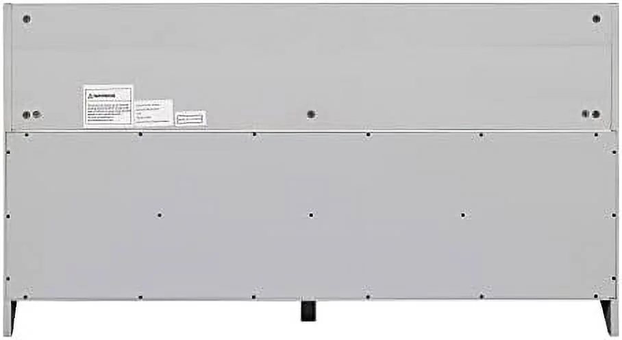 48" Entry  Bench with Removable Cushion and 4 Drawers  Entryway Hallway Foyer Shoe Bench Bedroom End of Bed Bench with Backrest  200lbs Weight Capacity (White)