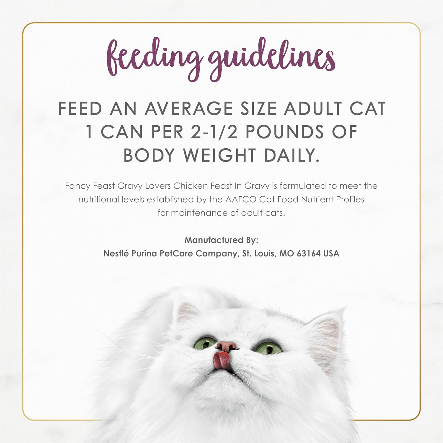 Purina Fancy Feast Gravy Lovers Chicken Feast in Gravy Gourmet Cat Food in Wet Cat Food Gravy - (Pack of 24) 3 oz. Cans