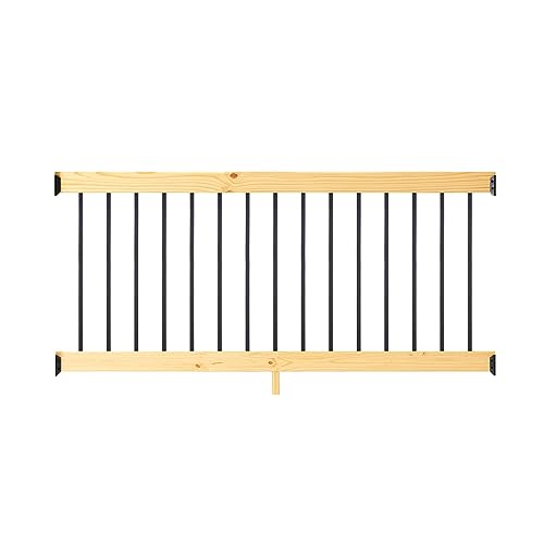 ProWood 6 ft. Cedar Rail Kit with Aluminum Square Balusters