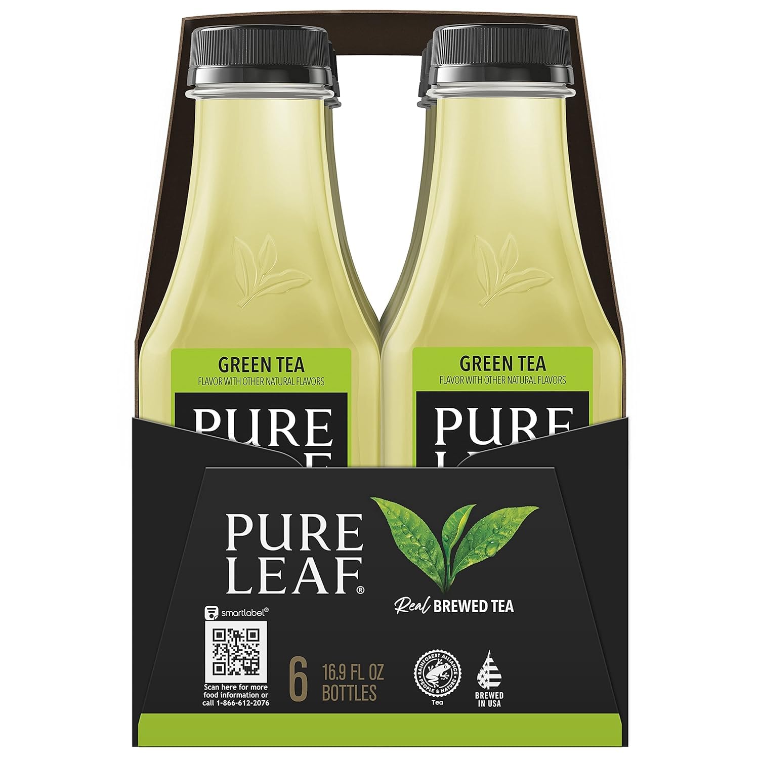 Generic Pure.Leaf Green Iced Tea - 16.9 Fl Oz 6 Bottles - Pack of 12