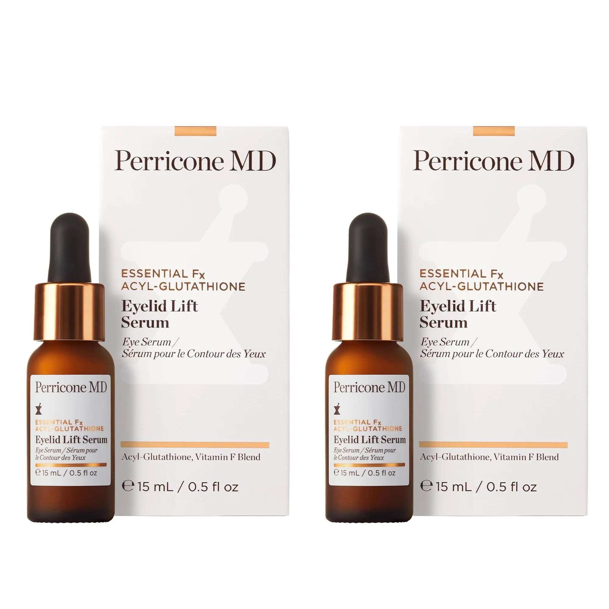Perricone MD Essential Fx Acly Glutathione Eyelid Lift Serum 0.5 oz Pack of 2