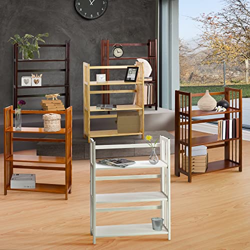 Casual Home 3 Shelf Folding Bookcase, 27.5