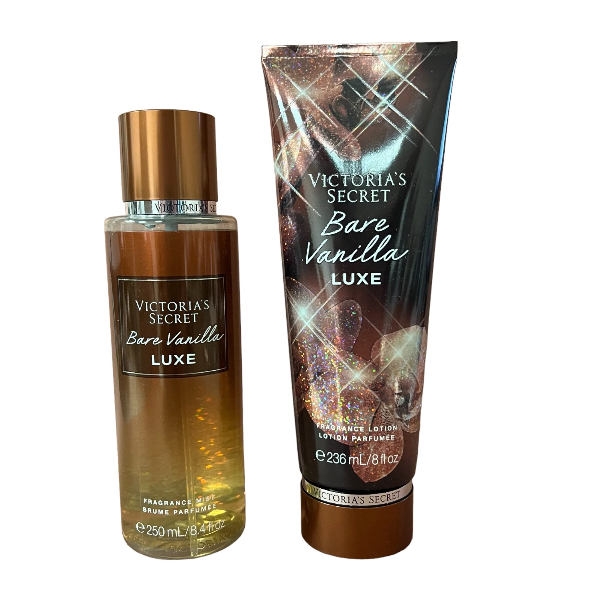 Victoria's Secret Bare Vanilla Luxe Fragrance Mist & Lotion Set
