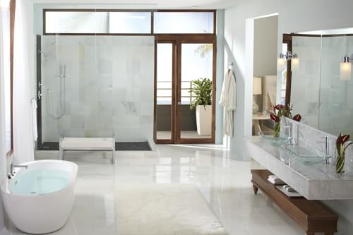 Moen Align Chrome One-Handle Single Hole Modern Vessel Sink Bathroom Faucet, 6192