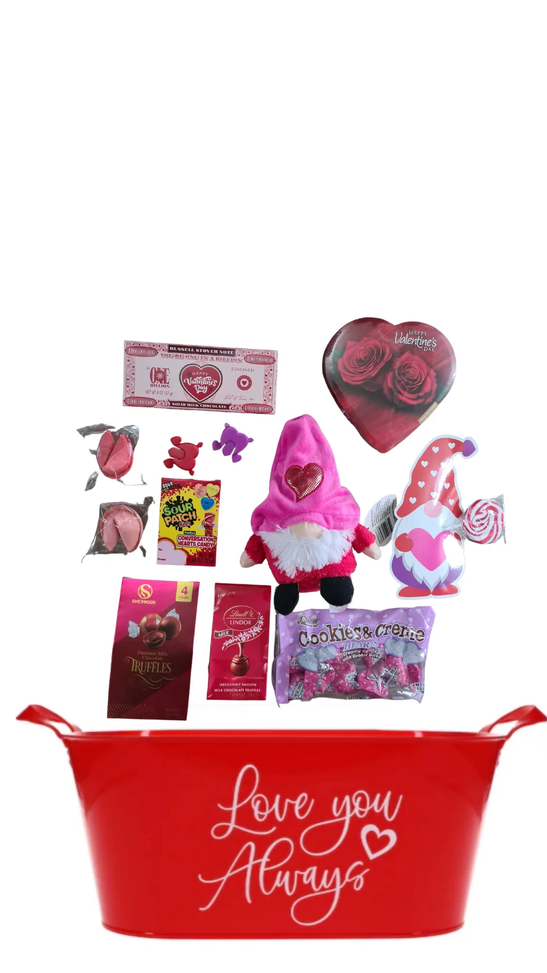 Valentine's Day Valentine Gift Basket For Girlfriend Boyfriend Kids Husband and Wife Loved Ones