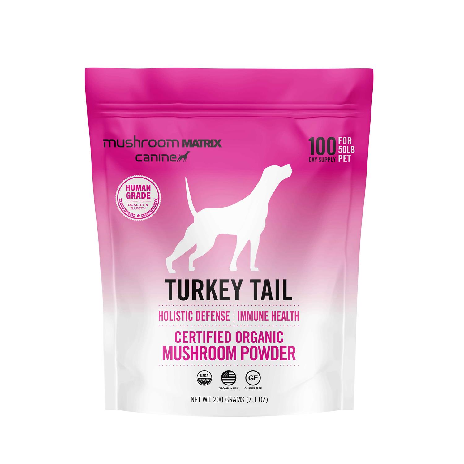 Canine Matrix Turkey Tail Mushroom Supplement - Pet Supplies online store