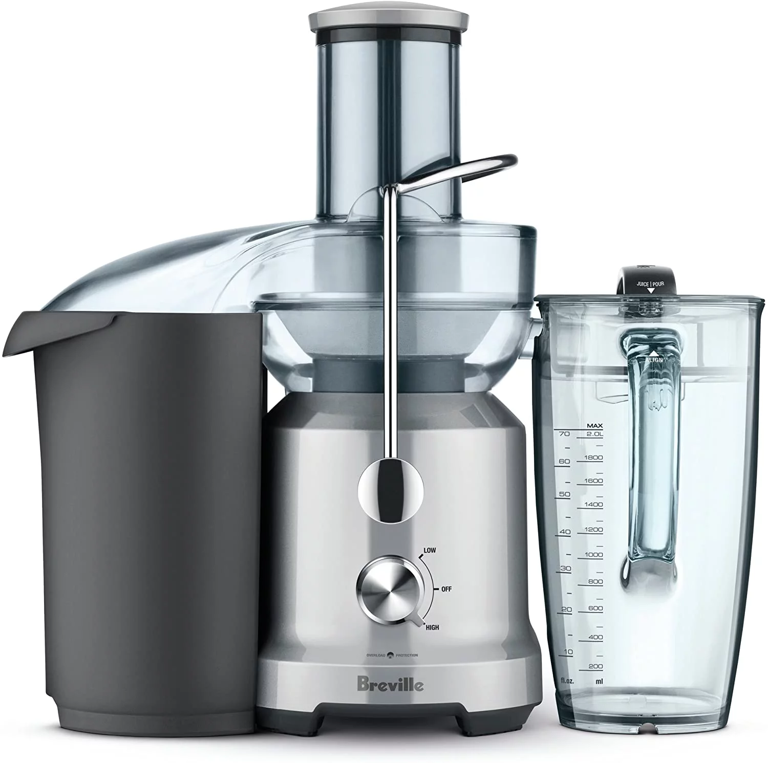 Breville Juice Fountain Cold Juicer  Silver  BJE430SIL