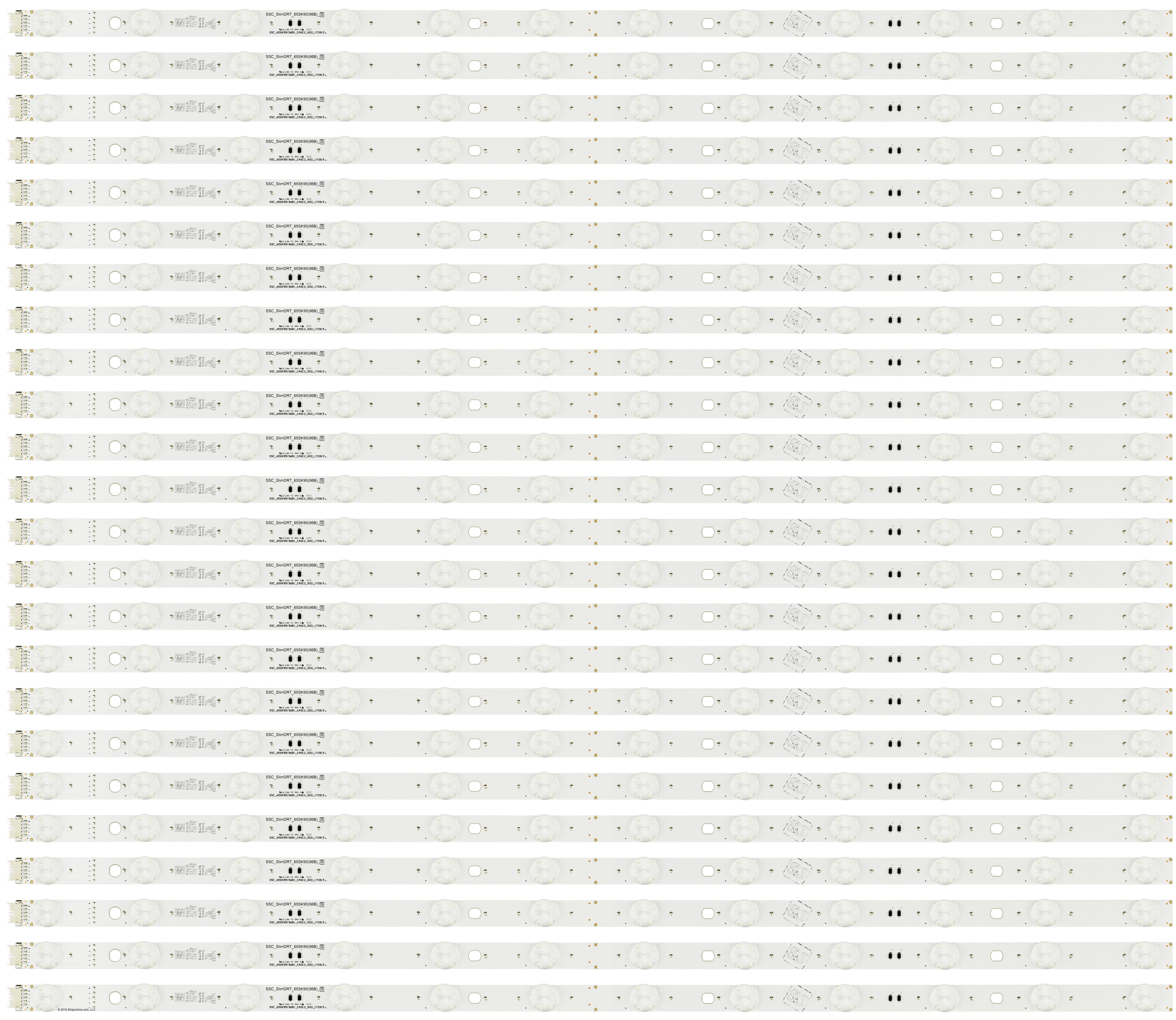 LG EAJ64448701 SSC SlimDRT 65SK95(96B) LED Backlight Strips (24) 65SK9500PUA