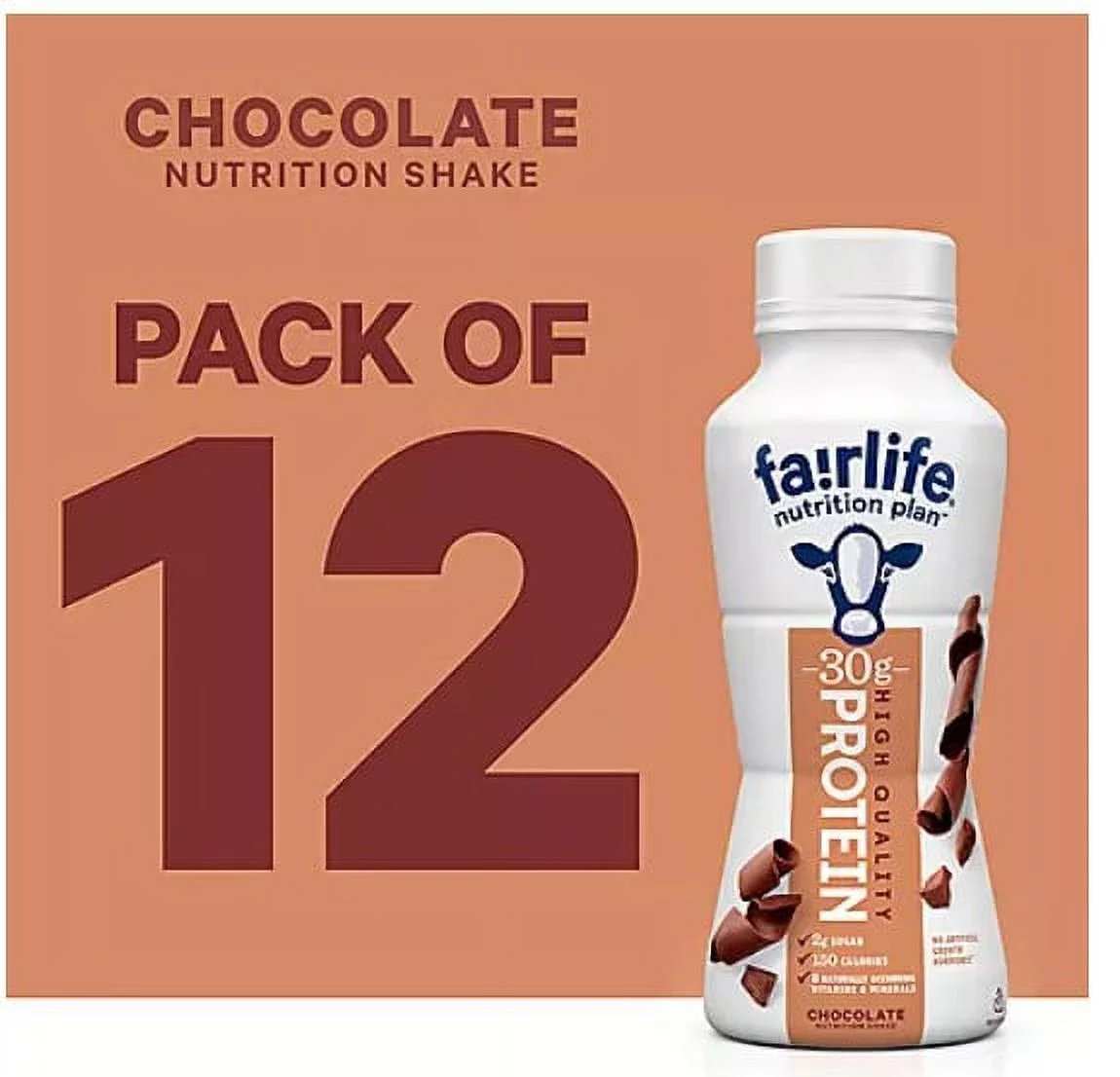 Fairlife Nutrition Plan Chocolate, 30 g Protein Shake (11.5 fl. oz., 12 pk.)
