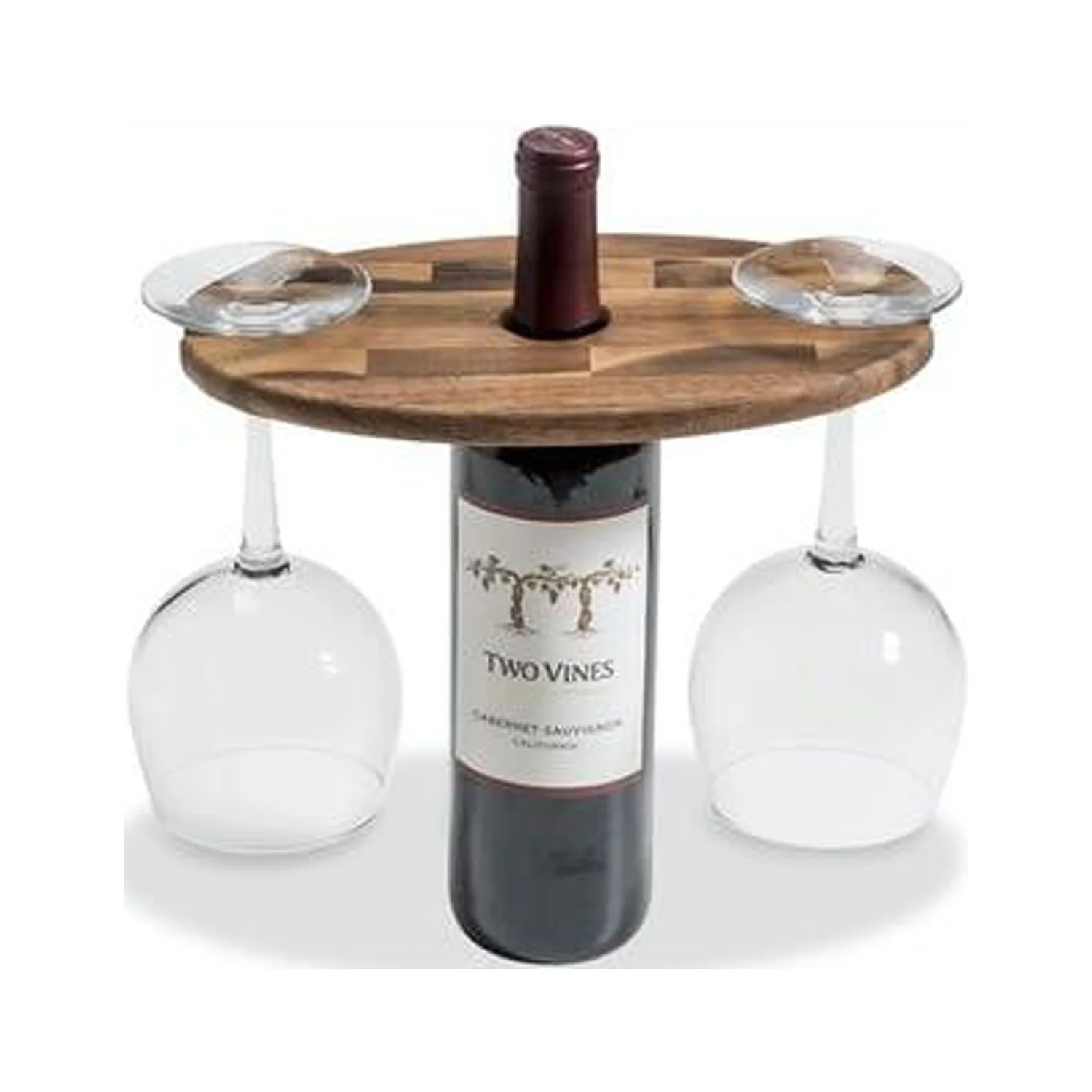 Wine Glass Caddy with End Grain by Kalmar Home