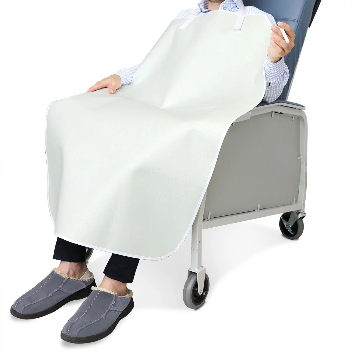 NY Ortho Geri-Chair Smokers Apron White 30