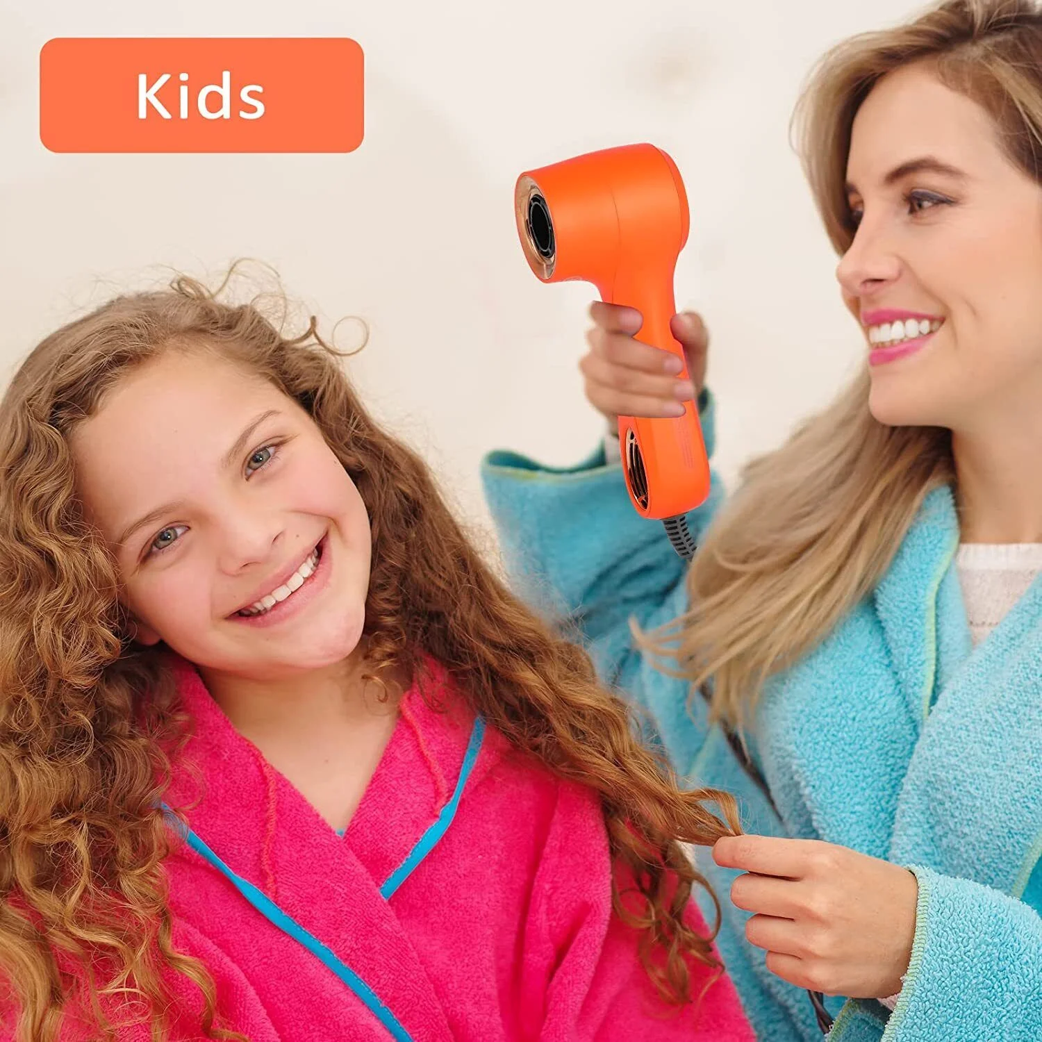 Infinipower Hair Dryer with 2 Nozzles, Negative Ions Brushless Hair Blower