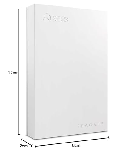Seagate Game Drive voor Xbox 5TB, Externe harde schijf, USB 3.2 Gen 1, Xbox-gecertificeerd, RGB-ledverlichting, Wit, Data Rescue Service (STKX5000100)
