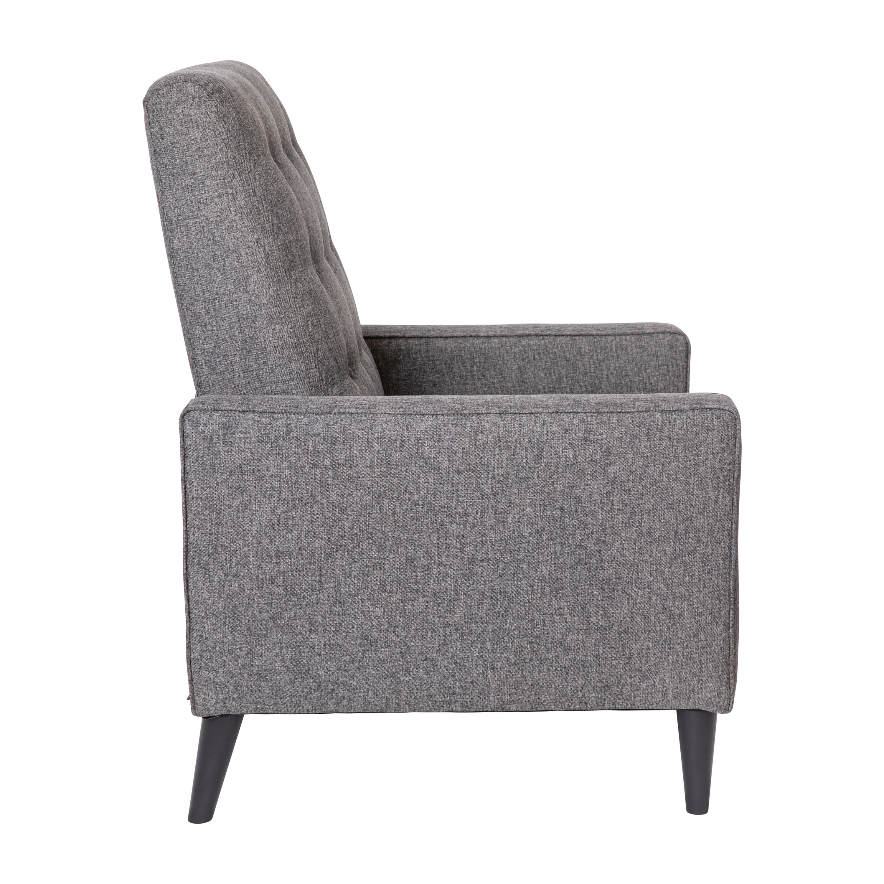 Flash Furniture Ezra Ezra Fabric Push Back Recliner, Gray