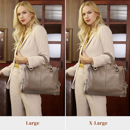 Kattee Soft Women Genuine Leather Purses and Handbags Satchel Tote Shoulder Bag