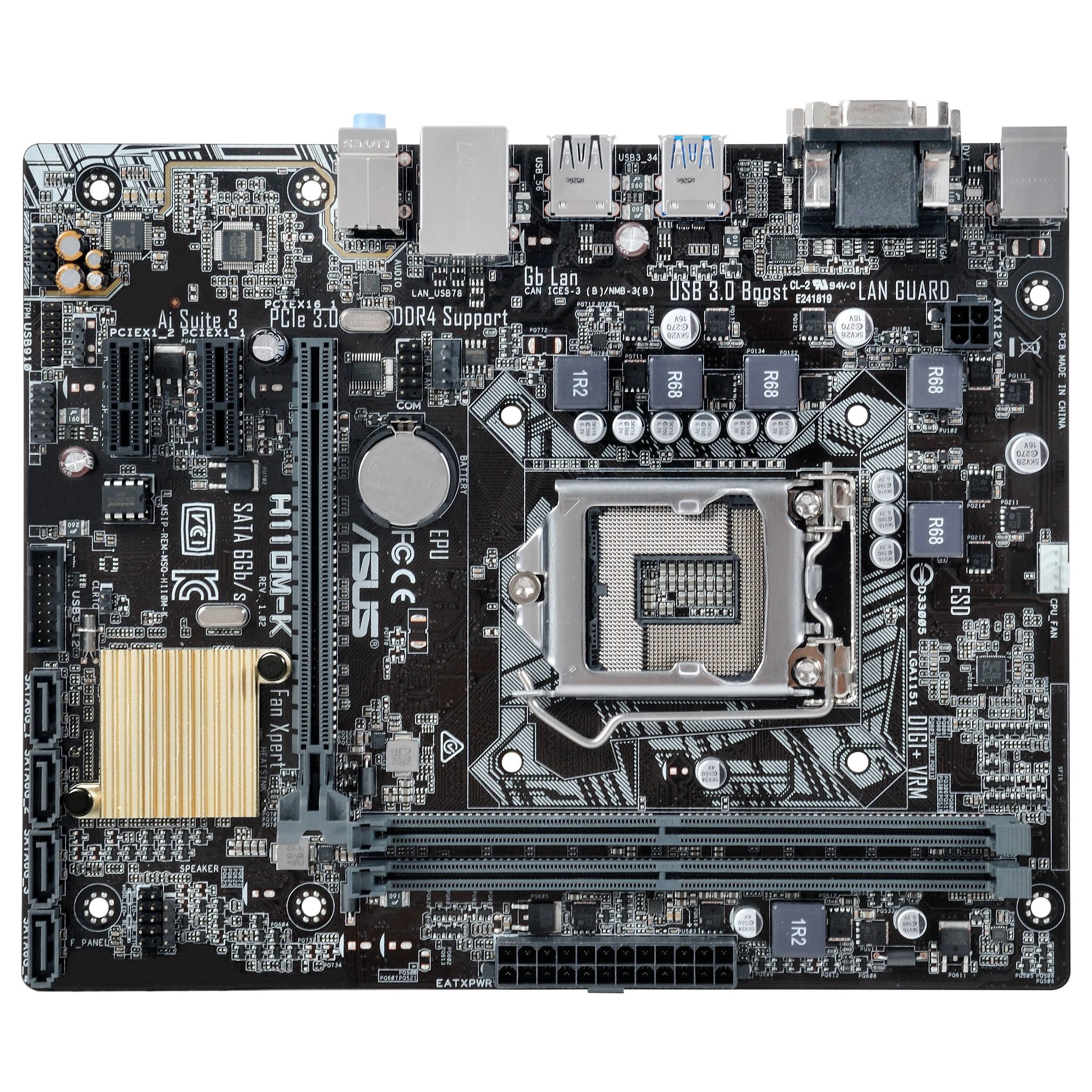 Asus H110m-k Desktop Motherboard