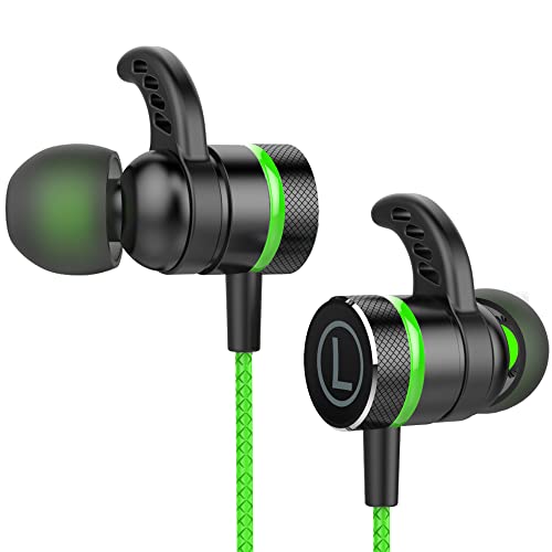 SoundMaster Pro V1 - Gaming Earphones with Dual Audio Drivers,Battle Buds,in-Line Mic with Mute and Volume Control, Compatible with Xbox Series,PS5,PS4,Switch,Pc with 3.5mm