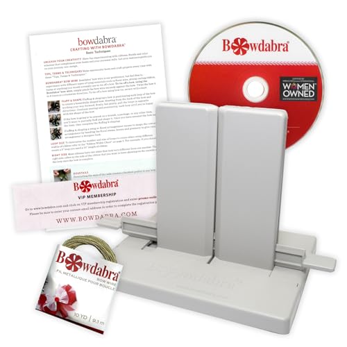 Bowdabra Combo, Bow Maker, Mini Bow Maker and 100 yd Gold Wire