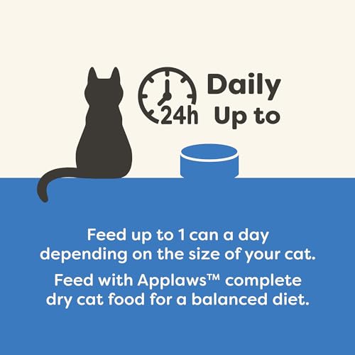 Applaws Natural Wet Cat Food in Gravy, Limited and Natural Ingredients, High Protein with No Artificial Additives, Fish Selection in Gravy (24 x 2.47oz Cans)