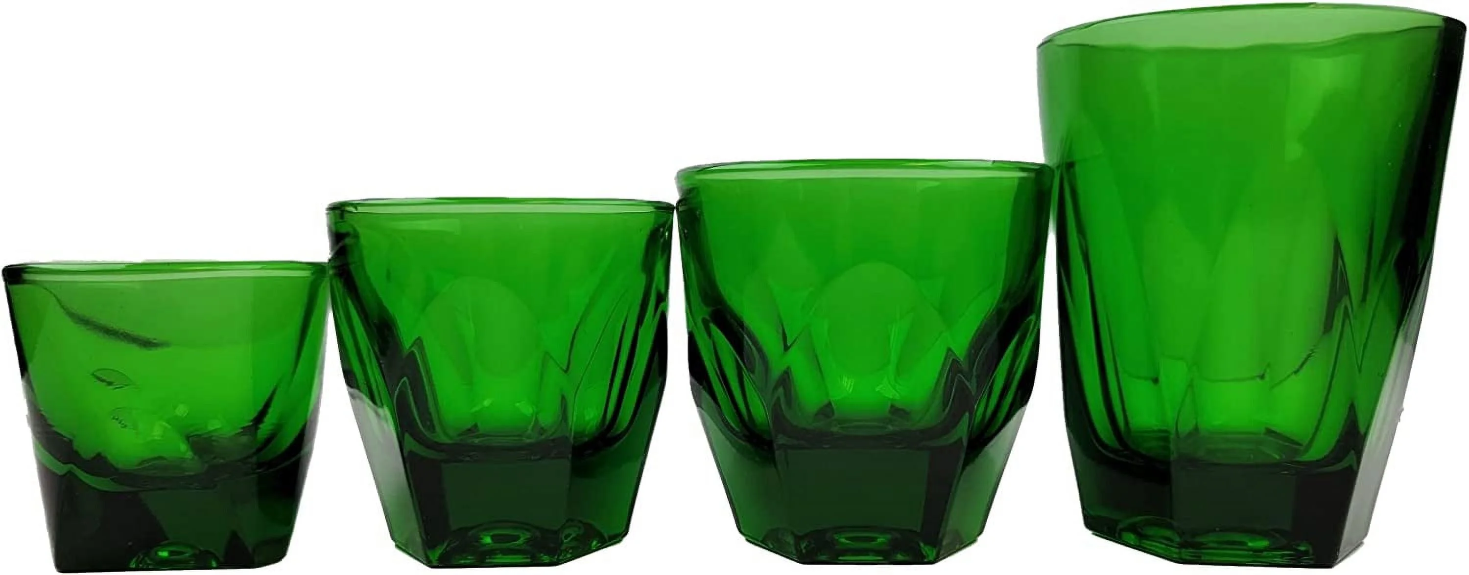 Glass (Emerald) (4, 4.25 Oz.)