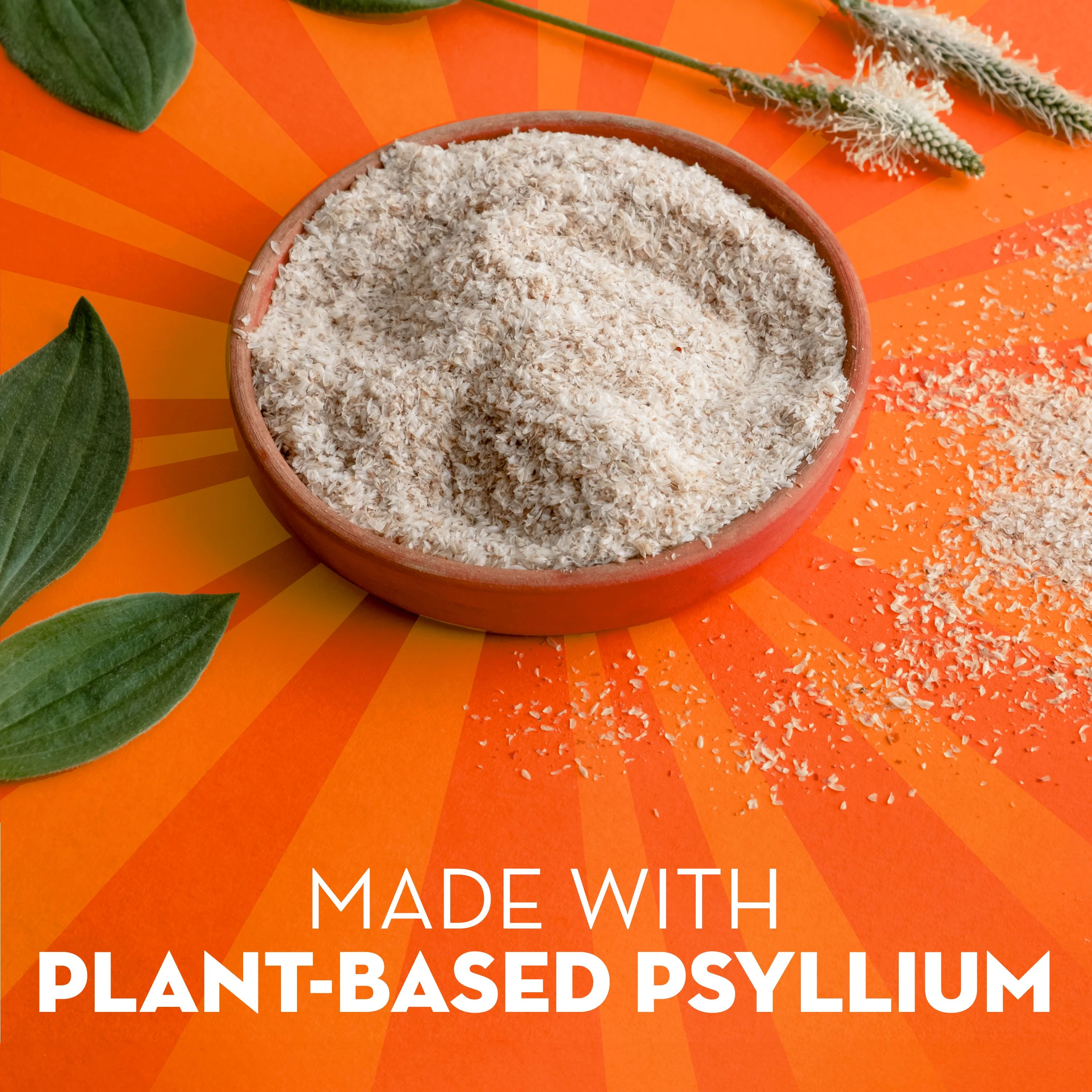 Metamucil Daily Fiber Supplement with Vitamins C, D & B12, Sparkling Fiber, Citrus, 50 Servings