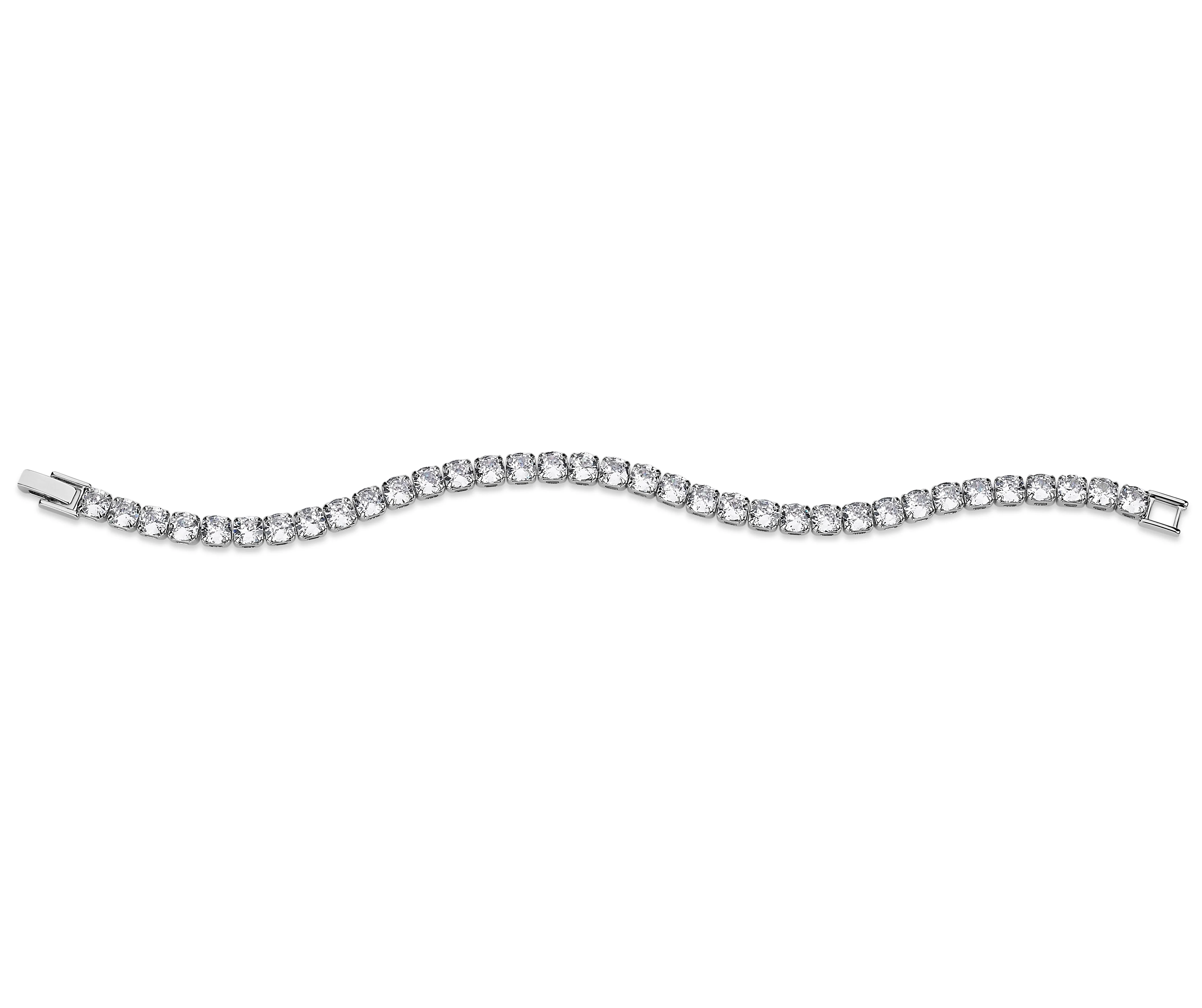 Bob Mackie Cubic Zirconia Silver Bracelet