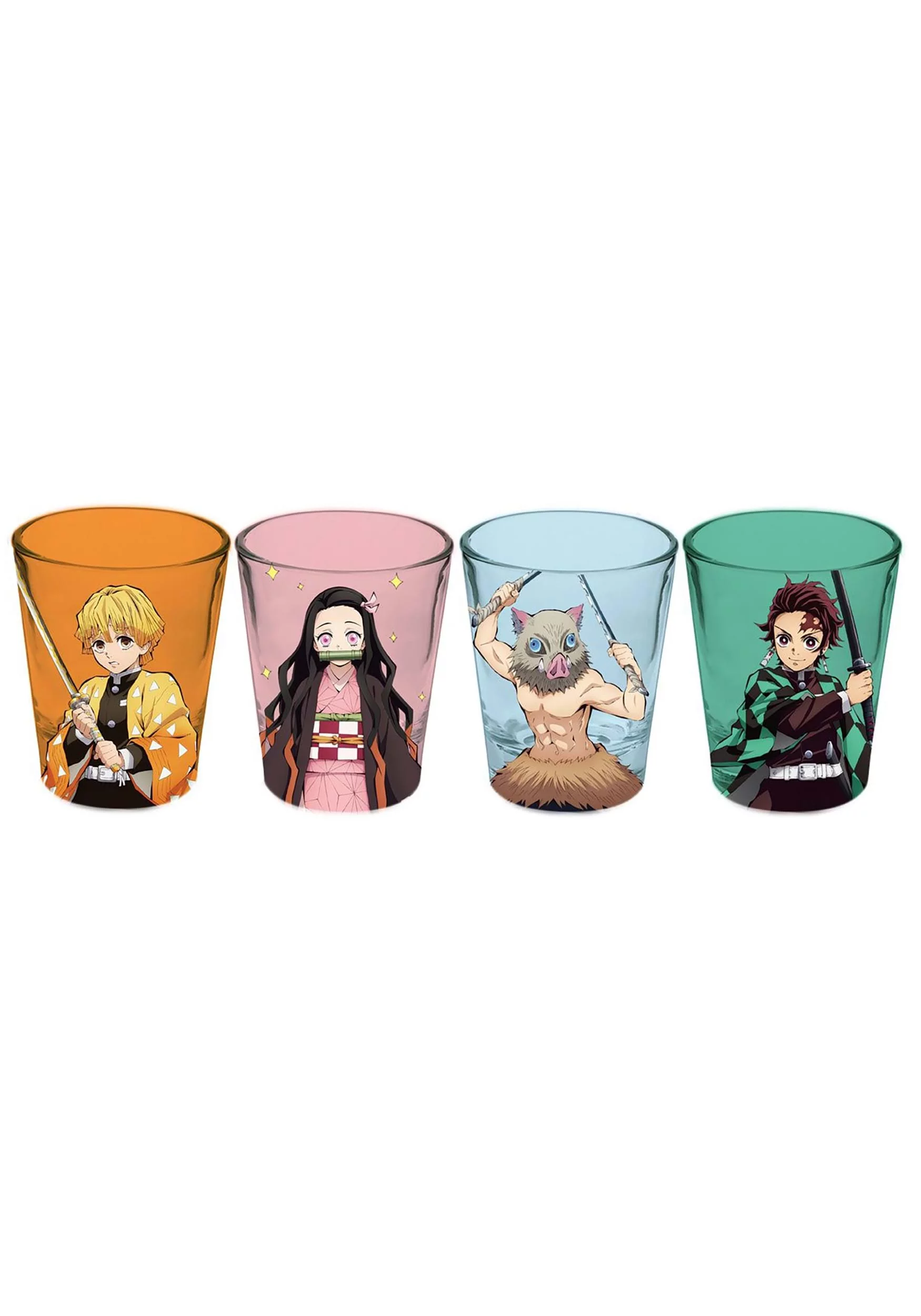 Demon Slayer Group Shot Glass Set