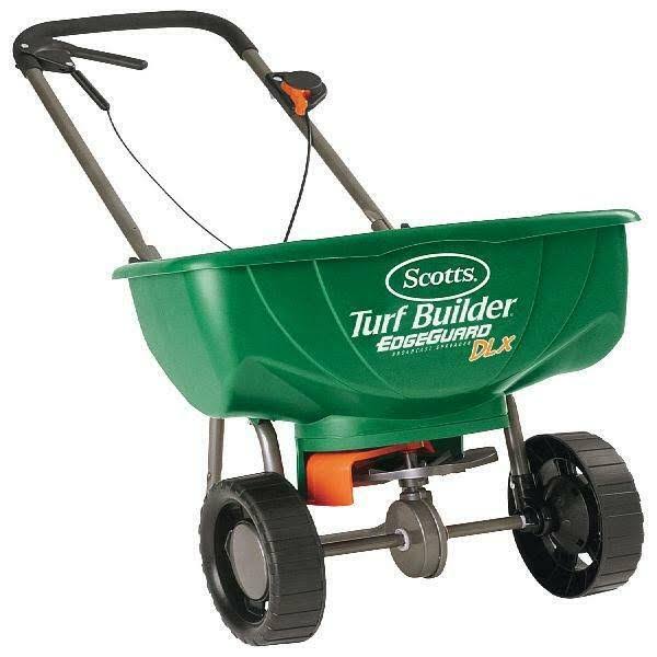 Scotts Turf Builder Pro EdgeGuard Deluxe Broadcast Spreader