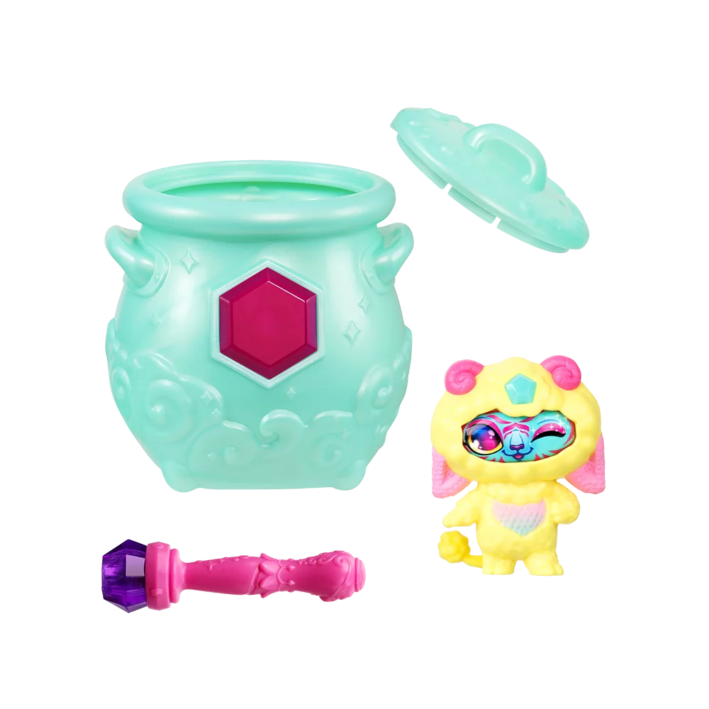 Magic Mixies Mixlings Collector's Cauldron 18 Pack, Magic Wand Reveals Magic Power, Powers Unleashed. Series, for Kids Aged 5 and Up (Styles May Vary) S2 Cauldrons
