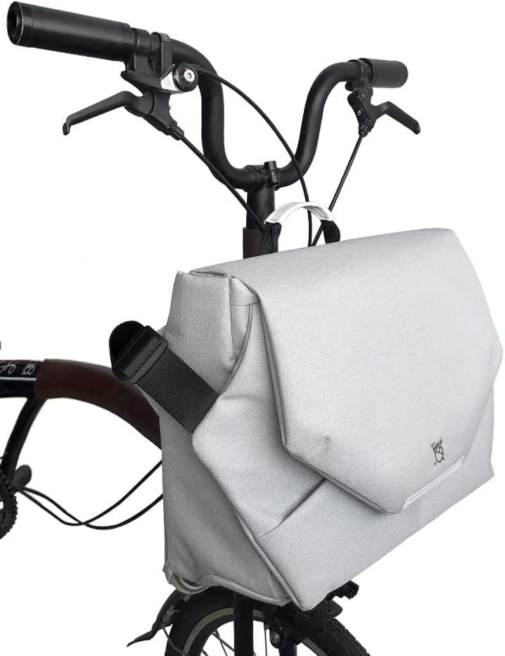 Bicycle City Messenger Laptop Bag For Brompton Folding Bike, 10.5L Water Resistant Laptop Functional Shoulder Bags Fit 16