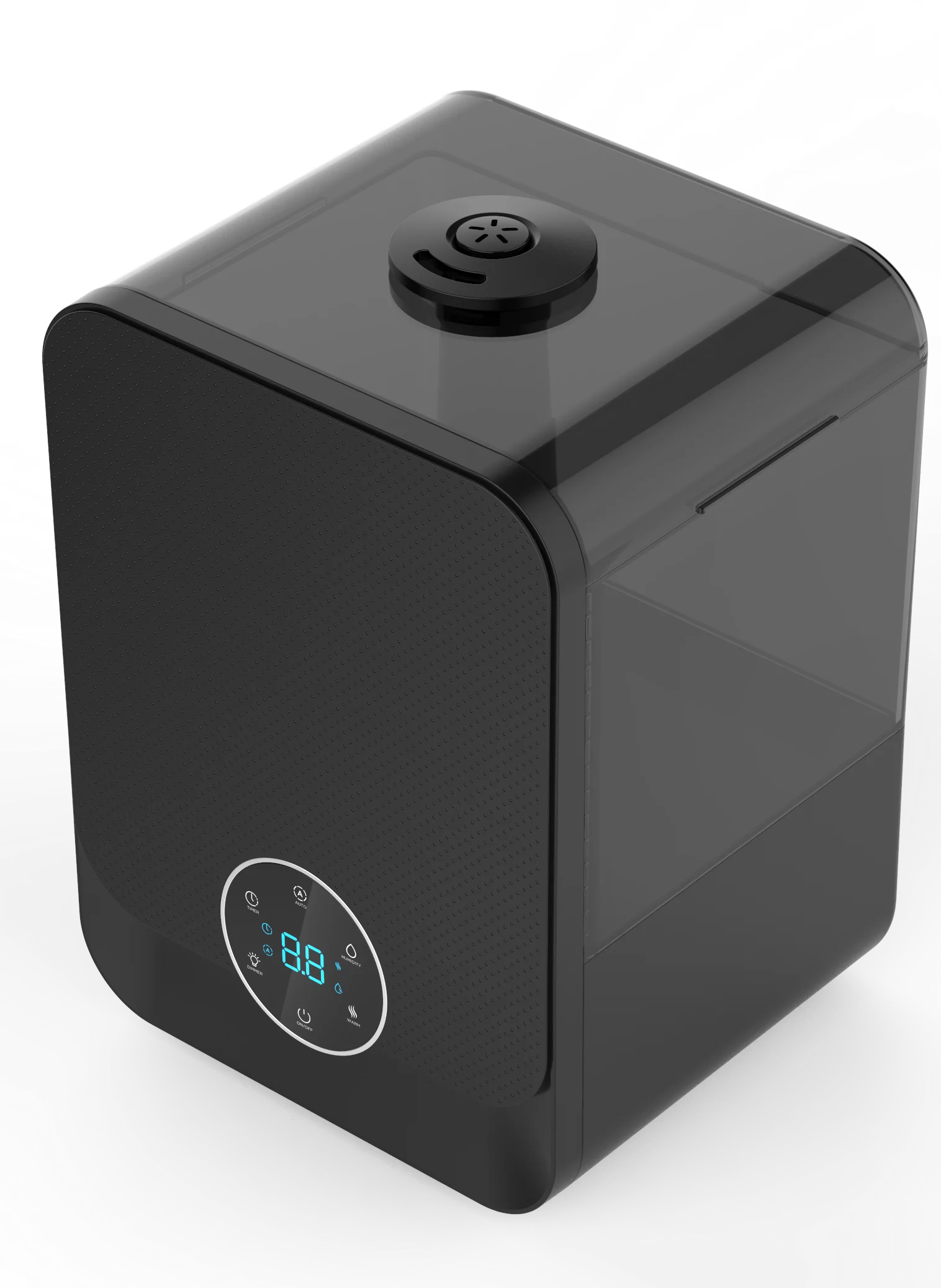 Better Homes & Gardens 1.6 Gal Ultrasonic Warm/Cool Mist Humidifier with Remote, Black