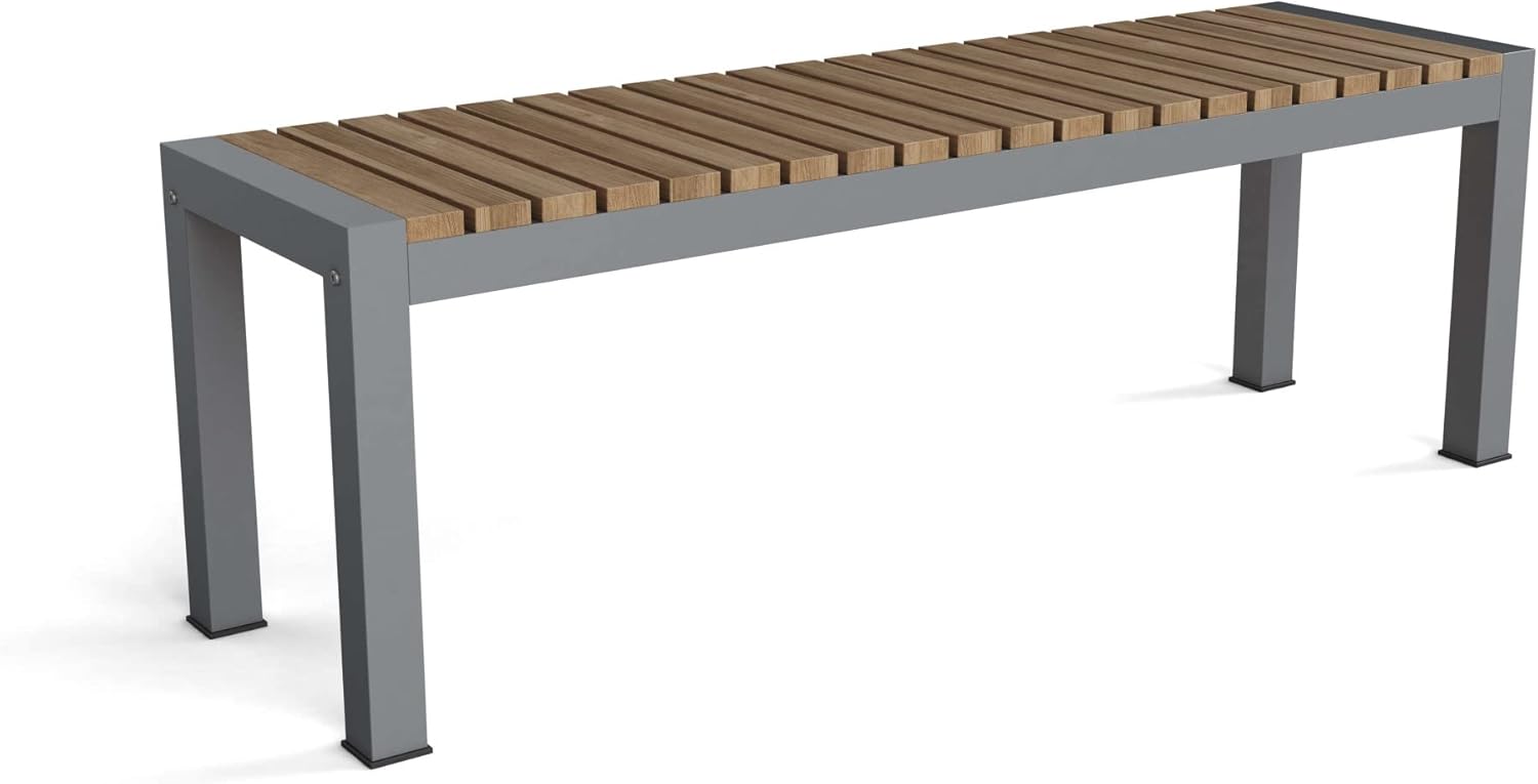 Anderson Teak BH-5315 Seville 3-Seater Outdoor Bench, Brown