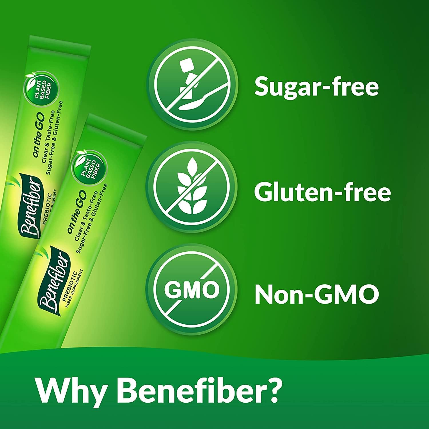 Benefiber Drink Mix On The Go Sugar Free , Taste Free, 28 Stick Packs
