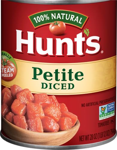 Hunt's Petite Diced Tomatoes, Keto Friendly, 28 oz