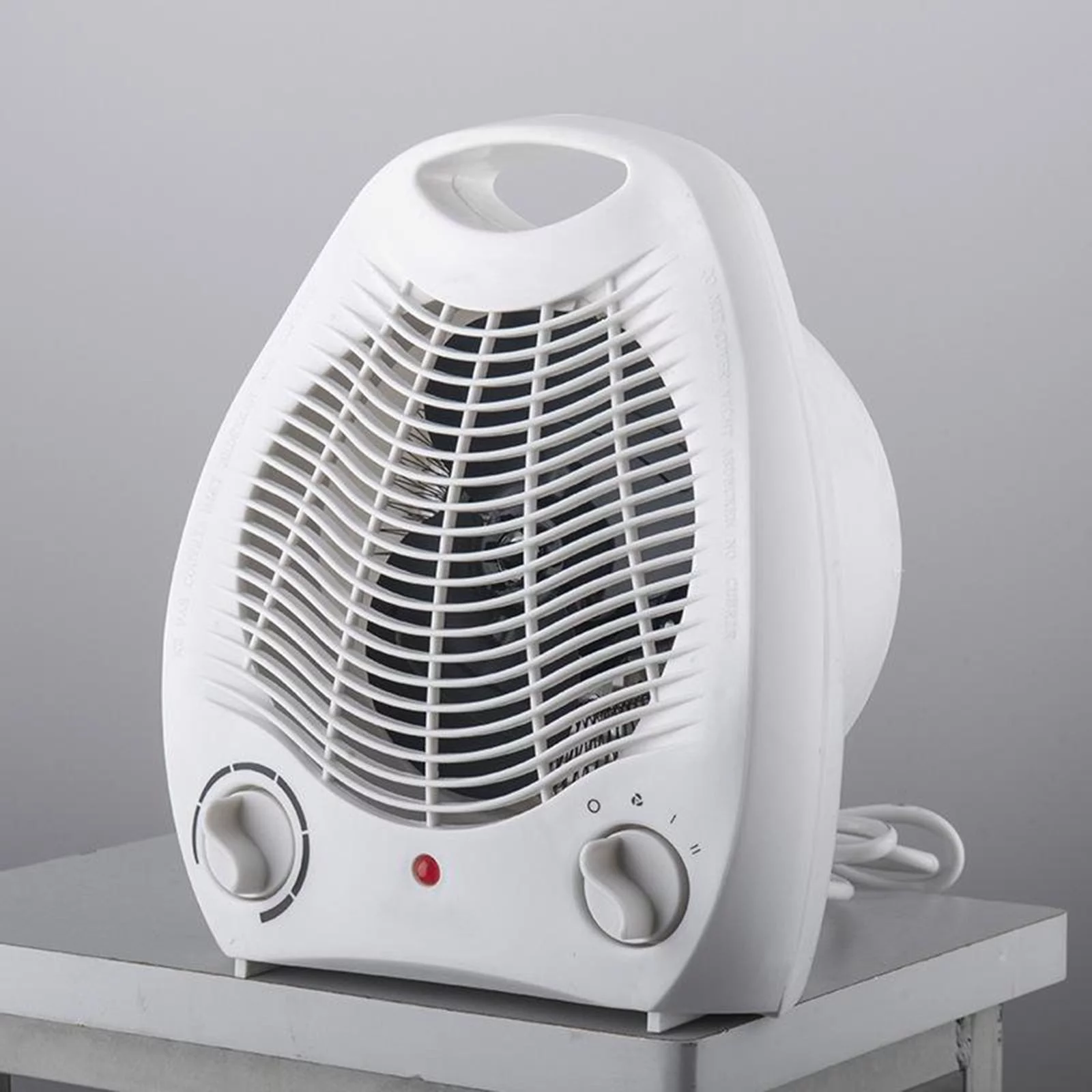 Electric Fan Forced Portable Heater, Small Space Heater for Indoor Office & Small Space