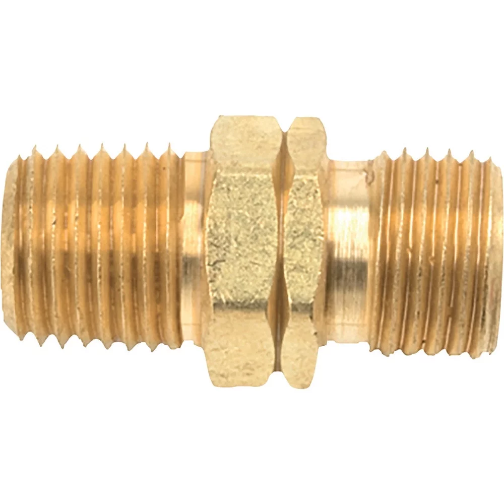 MR. HEATER 1-4 In. MPT x 9-16 In. LHMT Brass Male Pipe Fitting F276152 F276152 424978