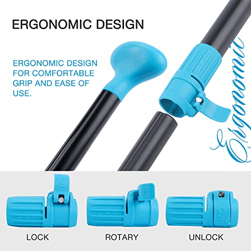 niphean Sup Paddle, 3&4-Piece Detachable Floating Paddle Board Paddles, Adjustable Kayak Paddle, Durable Oars