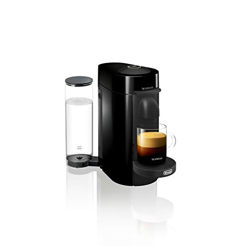 Nespresso Vertuo Plus Coffee and Espresso Maker by De'Longhi, Grey with Aeroccino Milk Frother