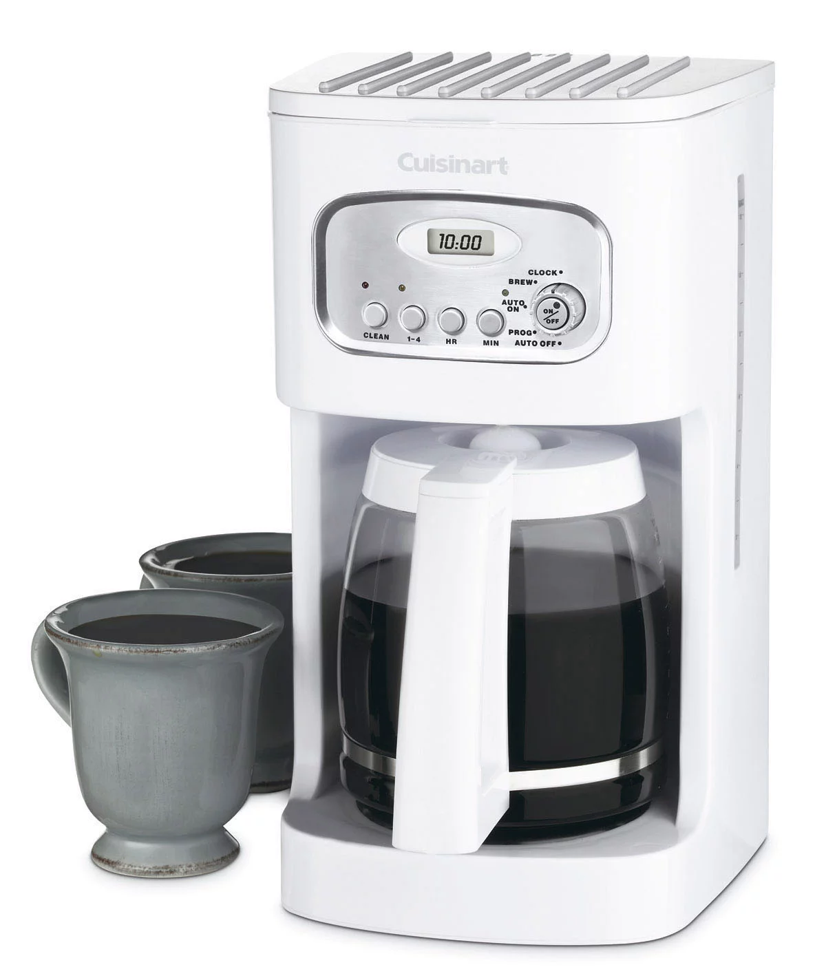 Cuisinart 12 Cup Classic Programmable Coffeemaker, White, DCC-1100P1