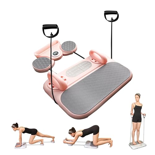 Pilates Board，5in1 Multifunctional Pilates Equipment，Multi-Purpose Foldable Pilates Reformer Board for Home Portable Pilates Machine