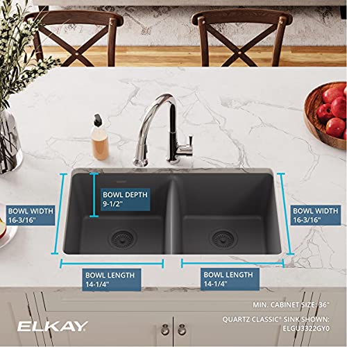Elkay ELGU3322 Quartz Classic 33