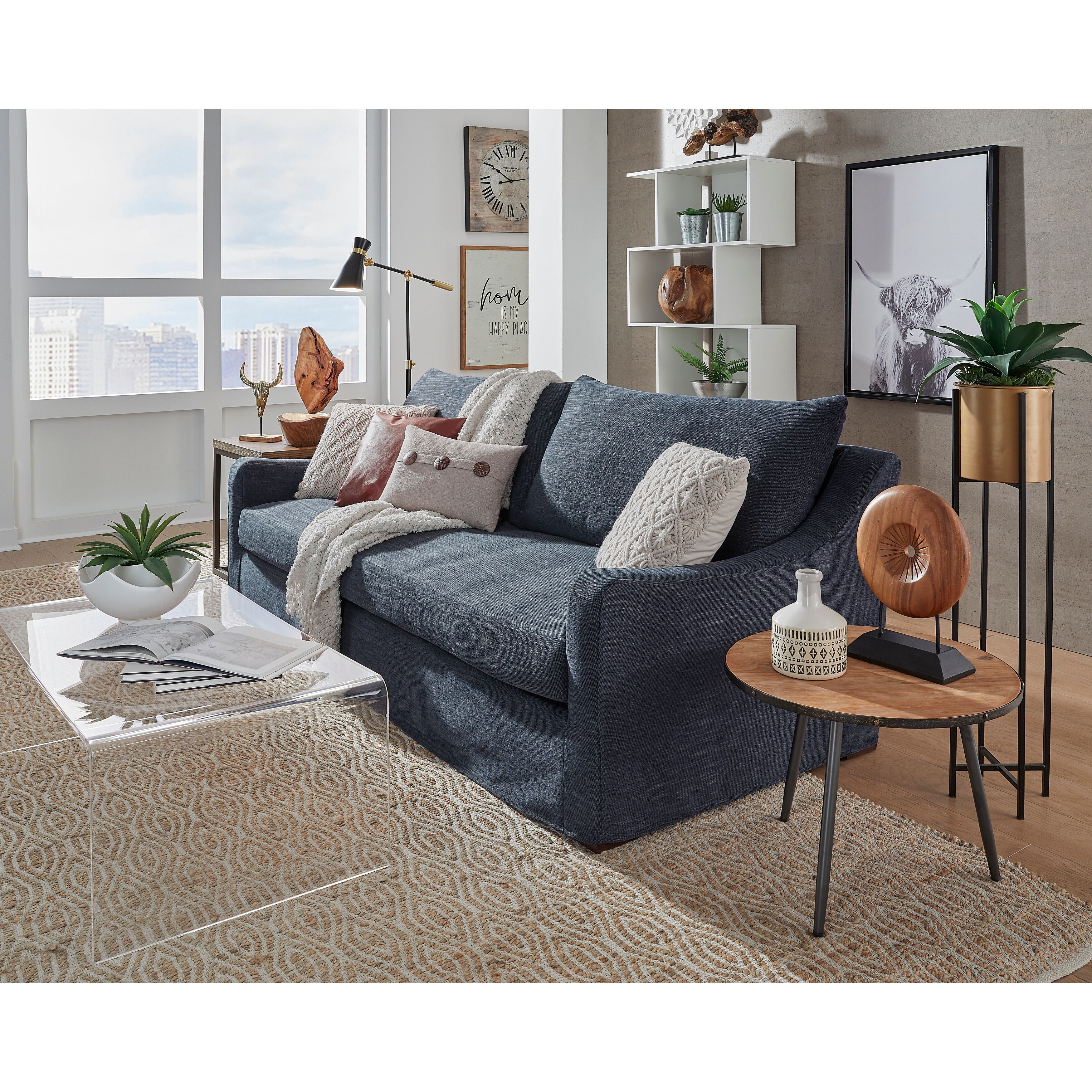 Acrylic Cocktail Table - Large