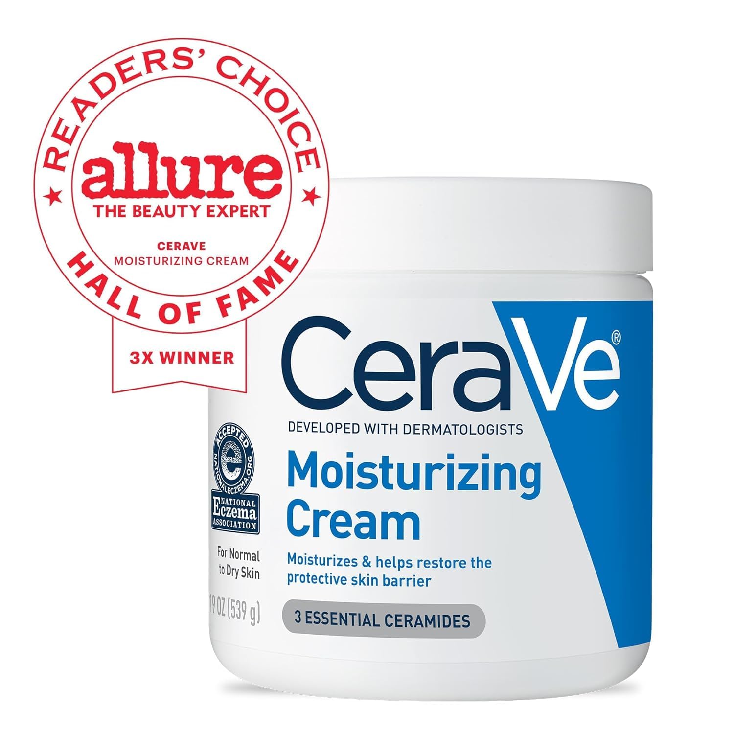 Moisturizing Cream Compatible With CeraVe - Body and Face Moisturizer for Dry Skin - Daily Moisturizer | 19 Ounce