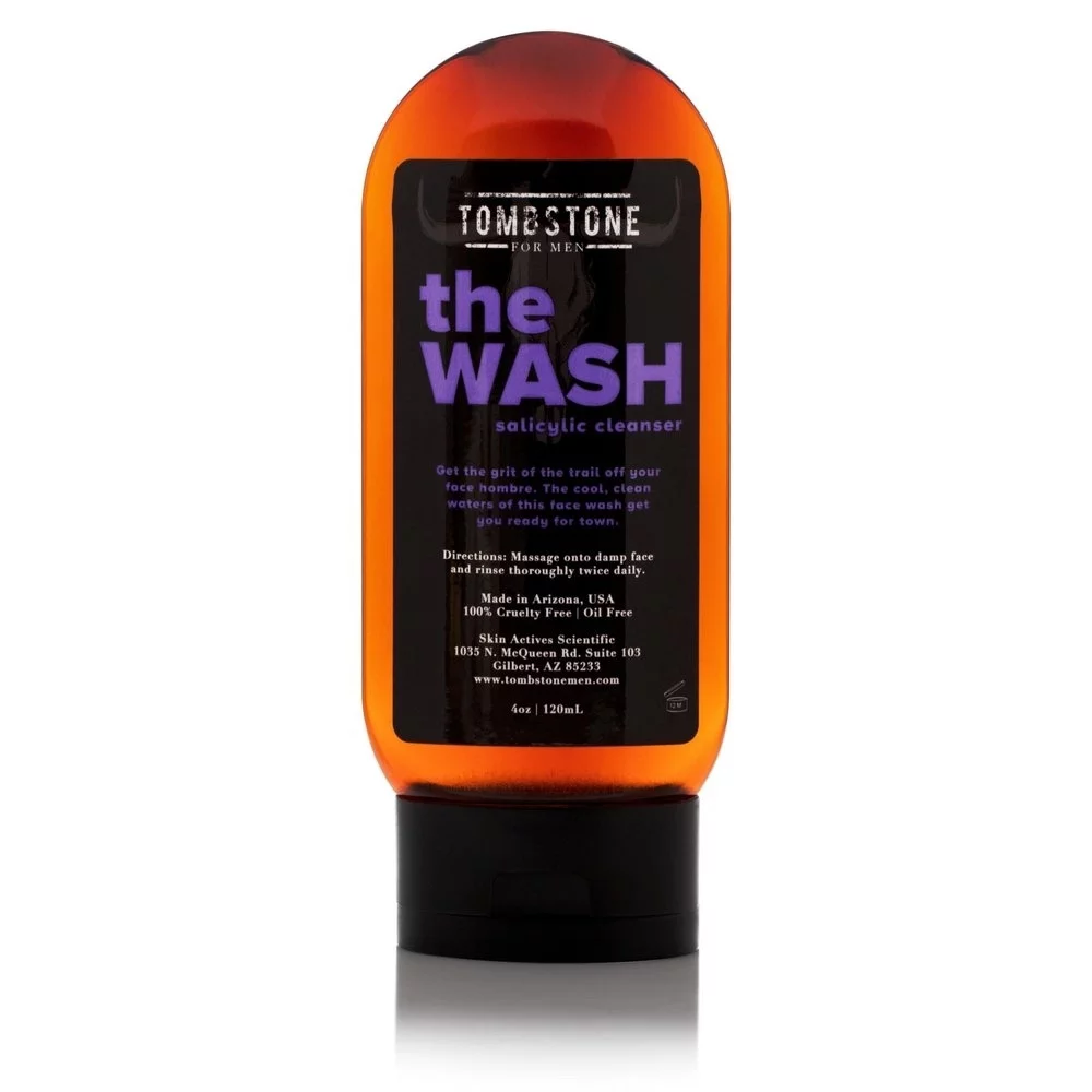 The Wash - Vegan Salicylic Cleanser - 100% Cruelty Free and Oil Free - 4 fl oz