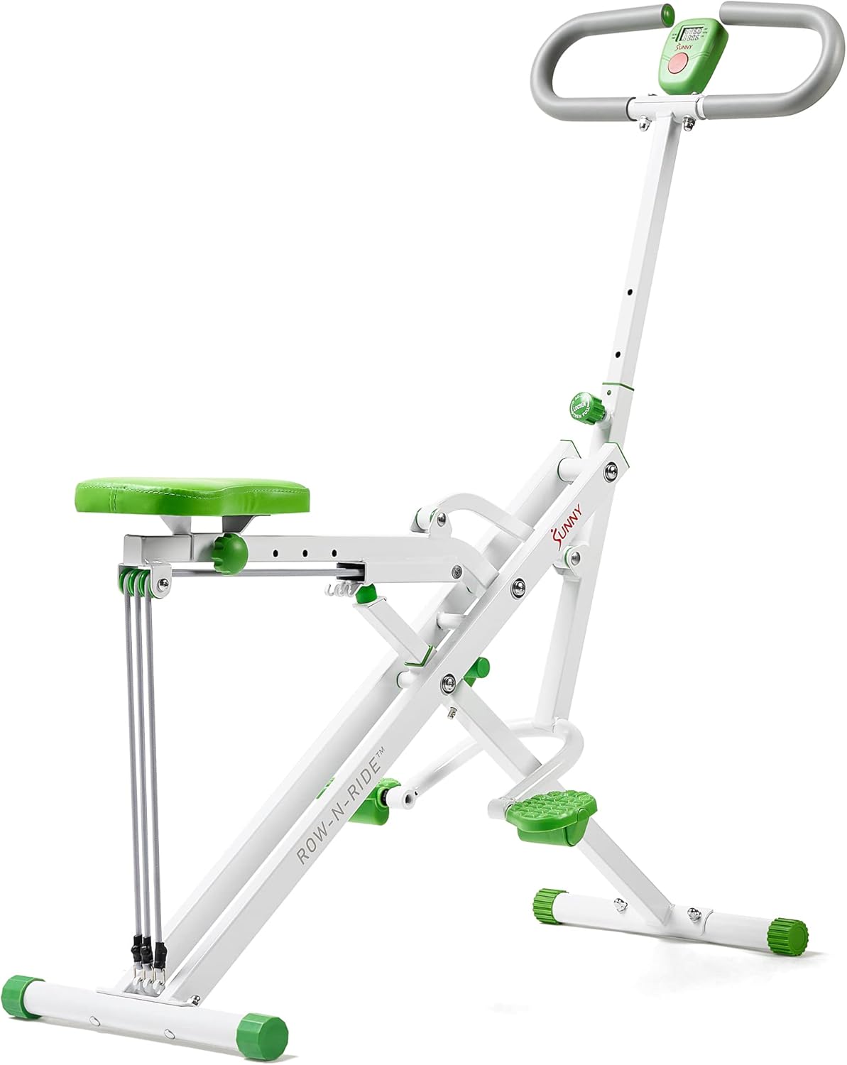 Sunny Health & Fitness Upright Row-N-Ride® Exerciser in Green - NO. 077G