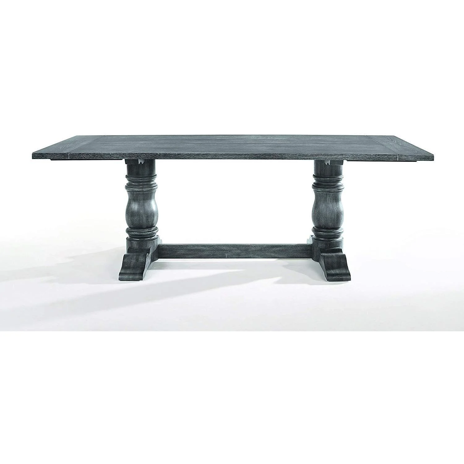 Acme Furniture Leventis II Rectangular Dining Table in Weathered Gray