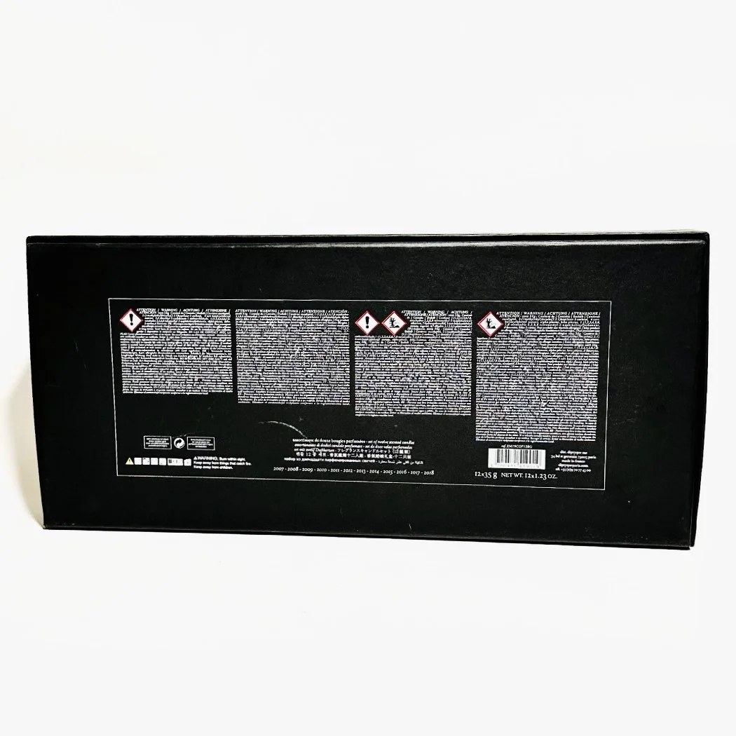 Diptyque Candles Set of 12 Pine Scent LTD EDT Years 2007-18 *See Description*